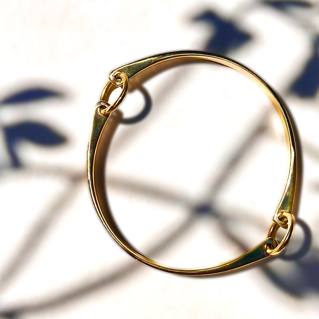 Hansen Bit 14K Gold Bracelet
