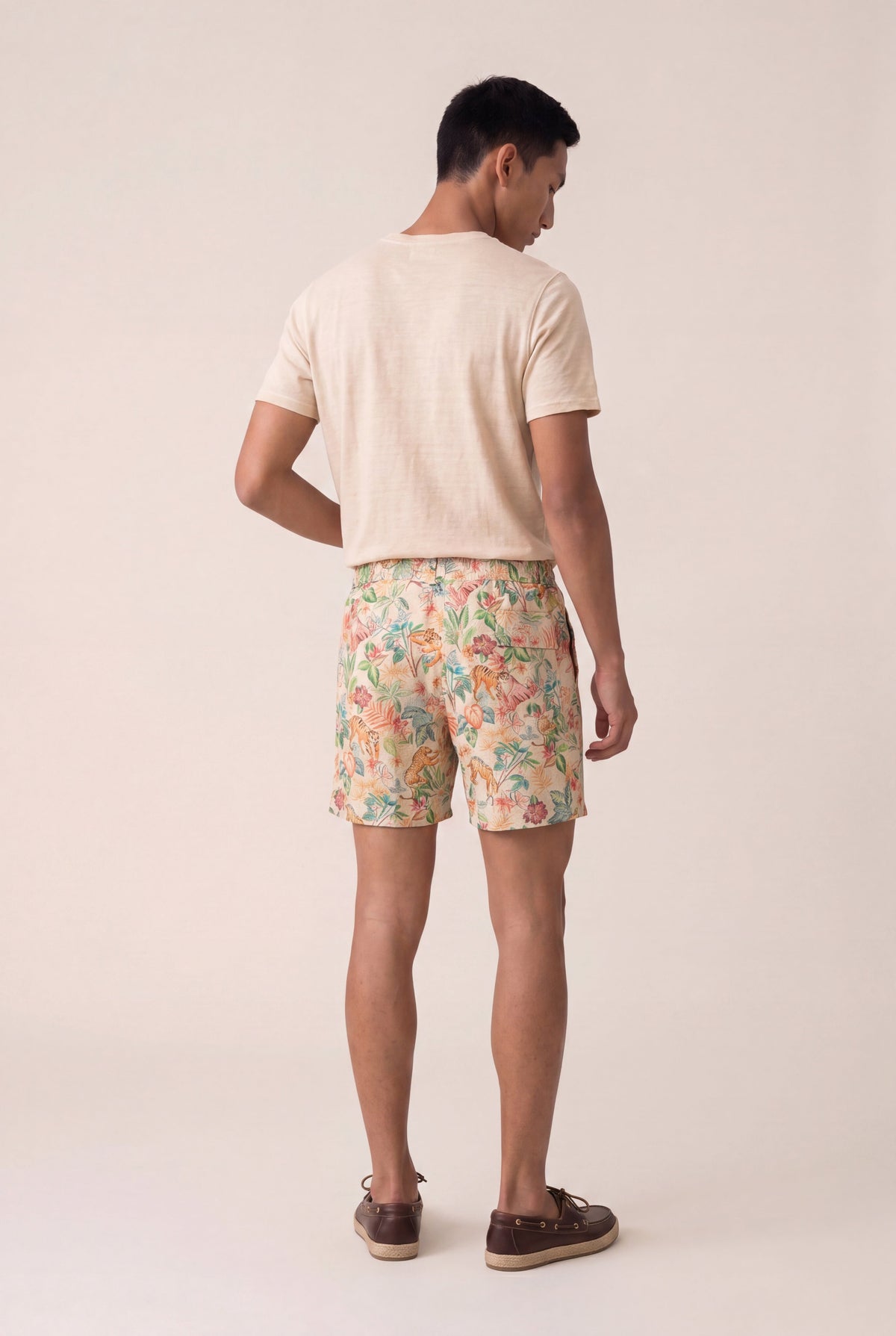 Men's Printed Swim Shorts – Jungle Multi, view 4