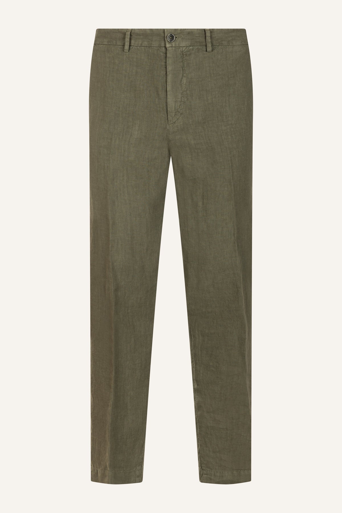 Men's Linen Tailored Chino Pants – Khaki, view 5