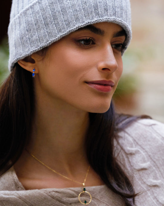 Pure Cashmere hat made in Italy