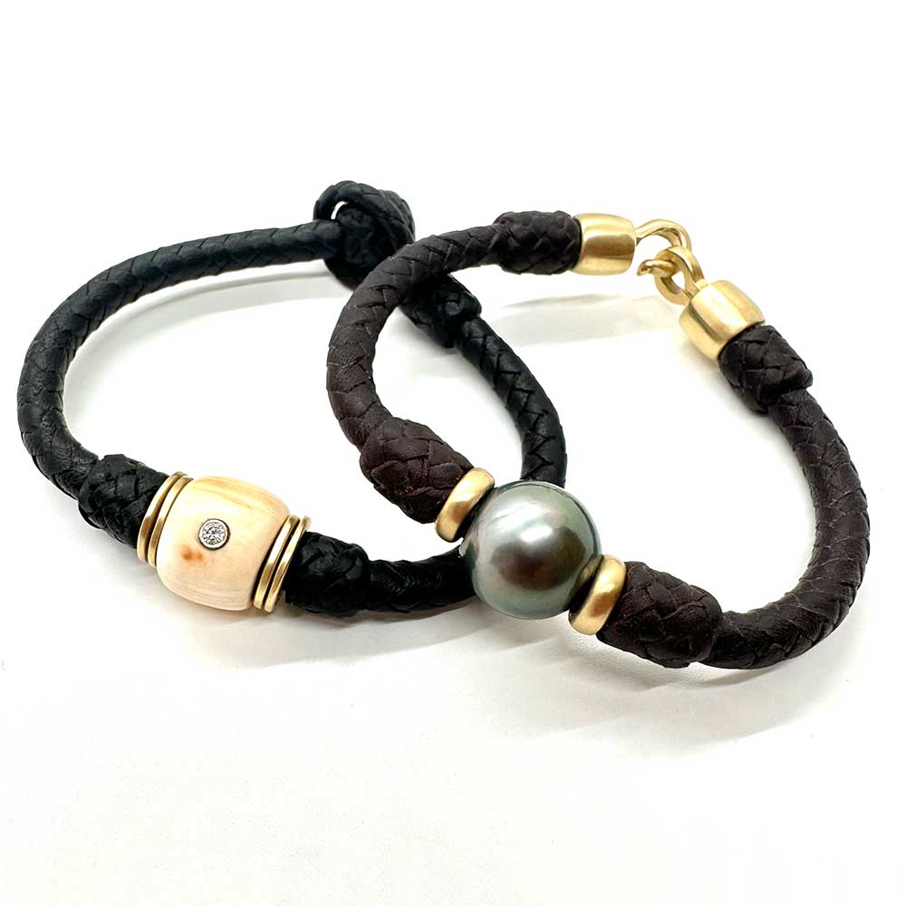 Vintage 14k Gold Conch Bracelet