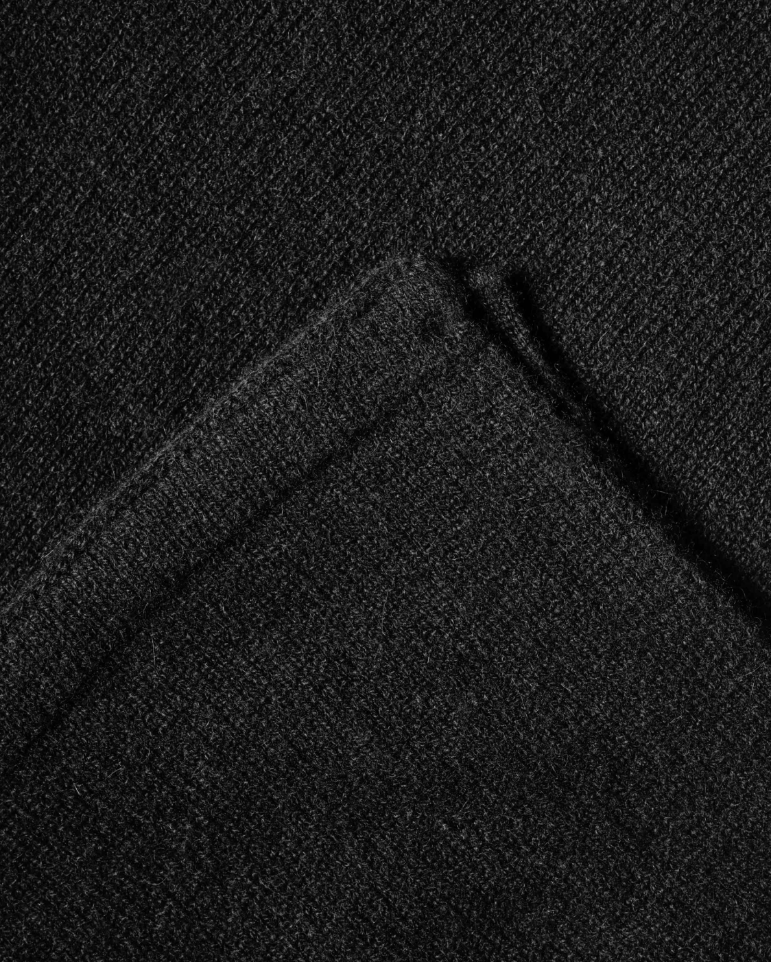 Monticelli Pure Cashmere Capelet Poncho Made In Italy Black 5