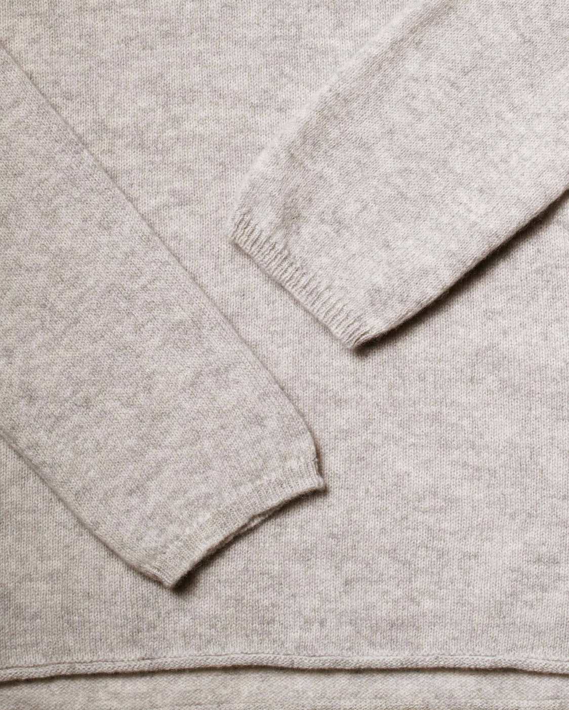 Monticelli Women's Pure Cashmere Lounge Sweater Light Grey Made In Italy 6