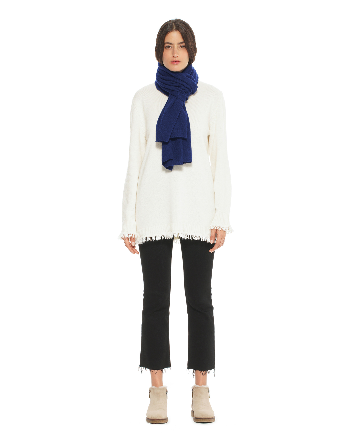 Pure Cashmere Cloud-Soft Scarf Blue