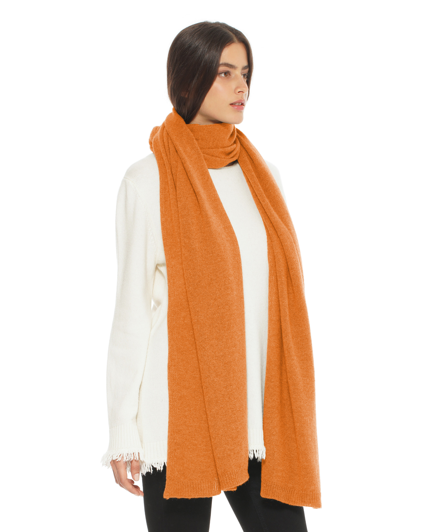 Women's Cashmere Wrap Scarf Saffron