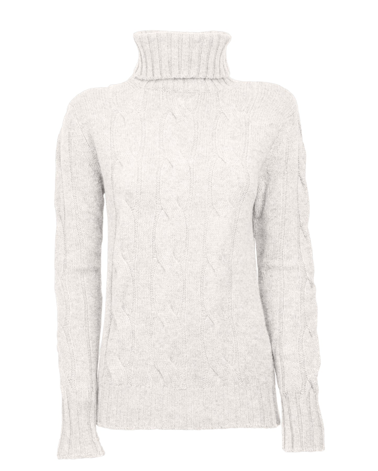 Women Cashmere Turtle Neck Sweater Made In Italy Off Whitey 1