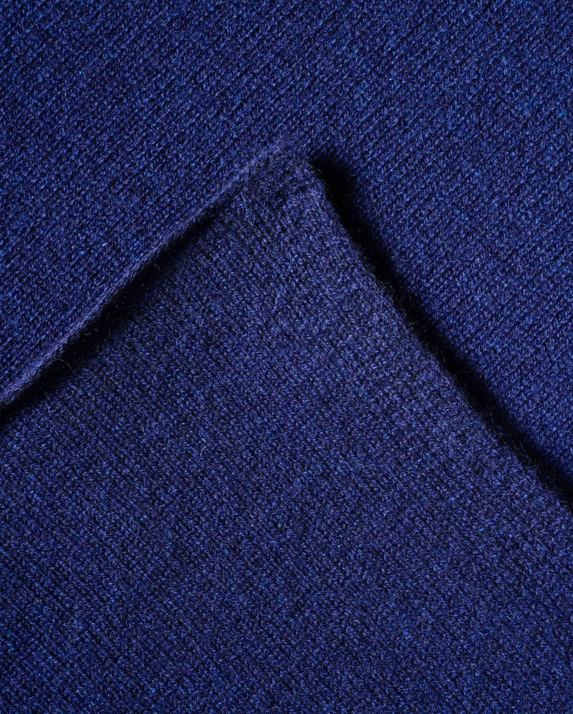 Women's Pure Cashmere Maxi Wrap Melange Blue Made In Italy 6