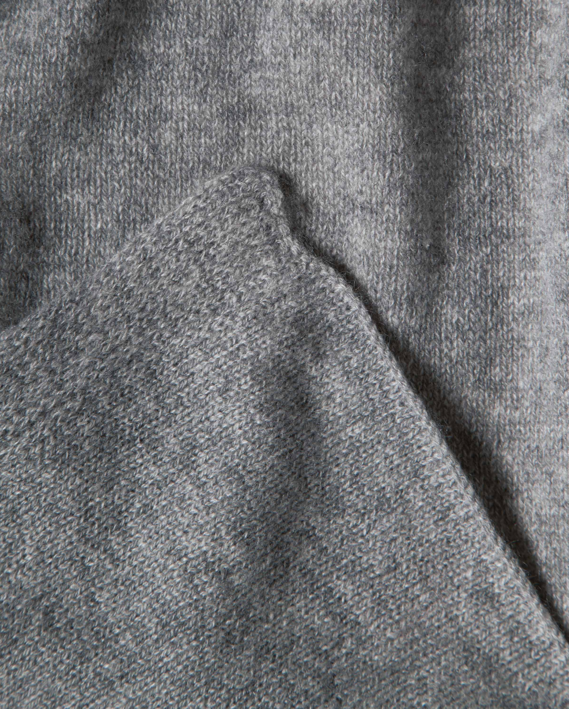 Women's Pure Cashmere Maxi Wrap Medium Grey Made In Italy 5