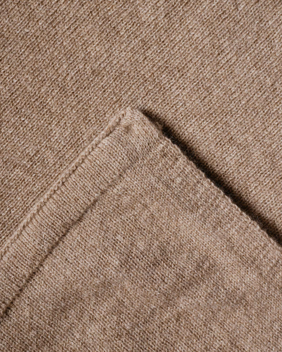 Monticelli Pure Cashmere Capelet Poncho Made In Italy Taupe 5