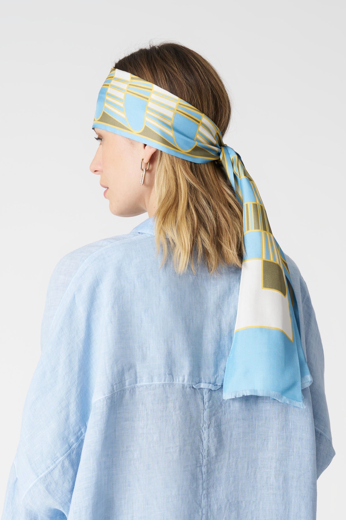 Women's Simona Linen Shirt – Sea Soft Fade, view 2