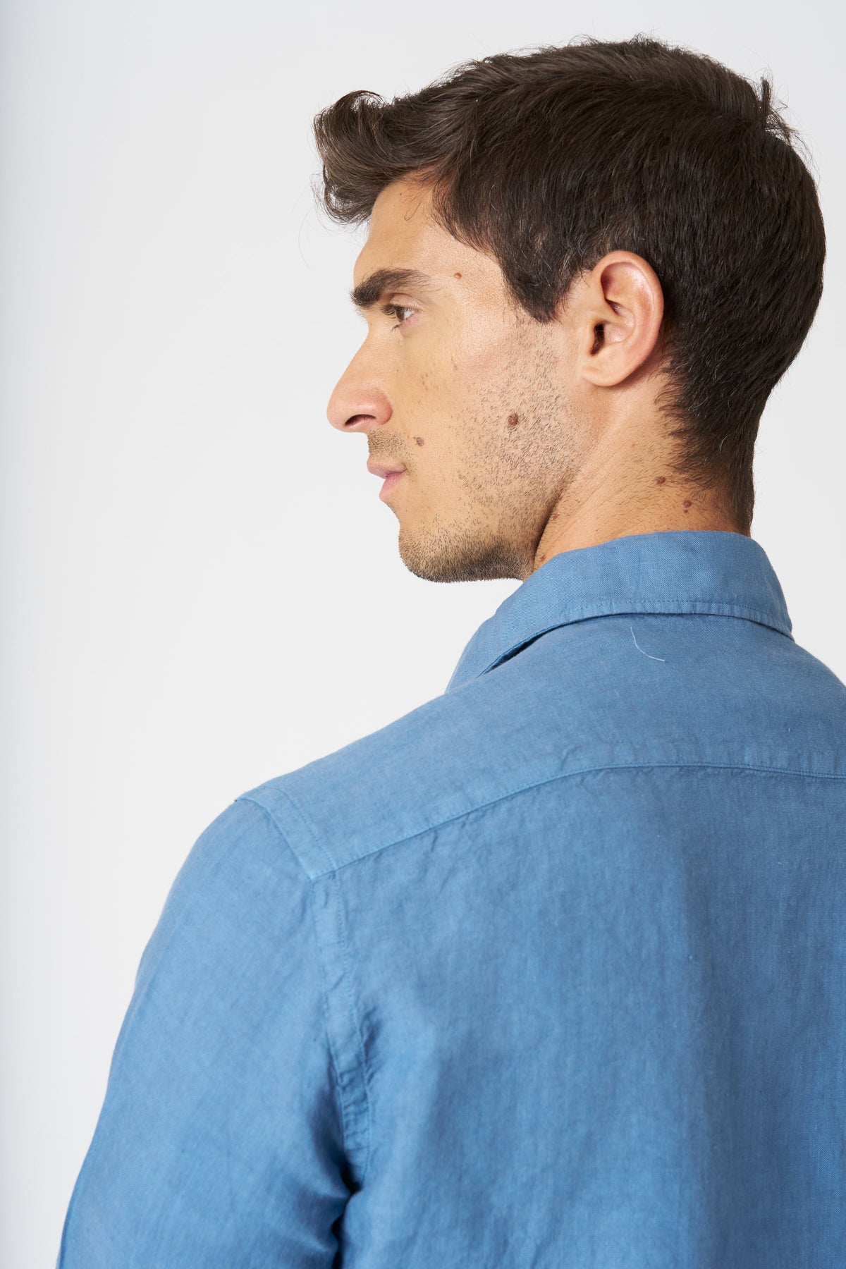 Men's Slim Fit Linen Shirt – Avio, view 2