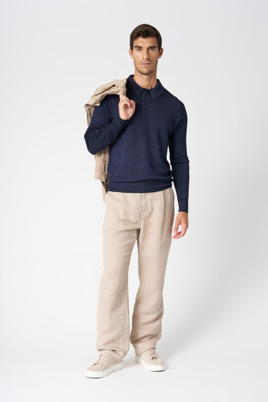 Men's Cotton Relaxed Fit Pants – Dune, view 1