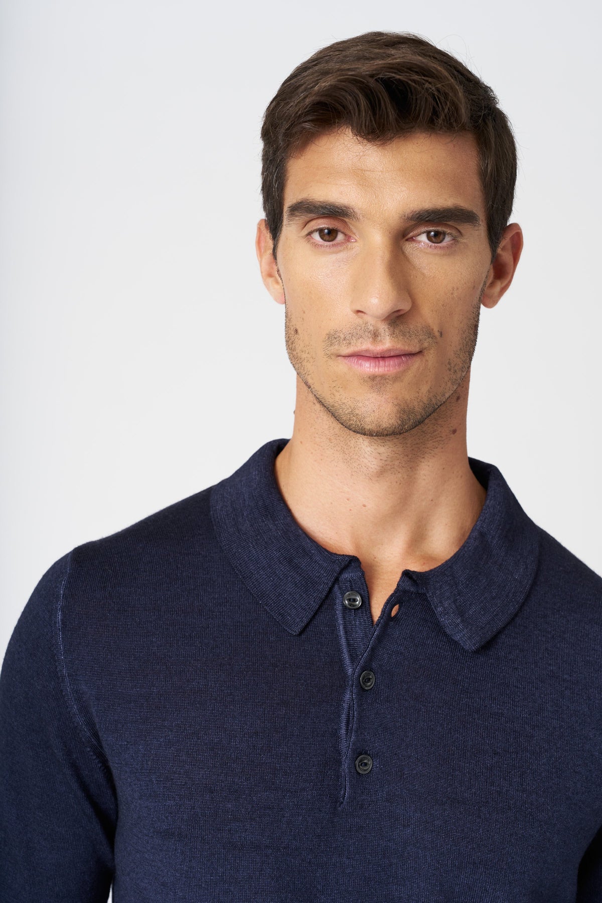 Men's Knit Polo – Navy, view 2