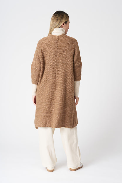 Women's Long Knit Cardigan with Sequins – Teddy, view 3