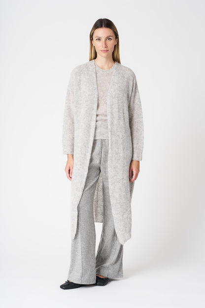 Women's Long Knit Cardigan Light – Perla, view 1
