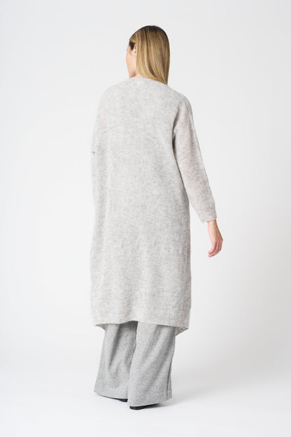 Women's Long Knit Cardigan Light – Perla, view 3