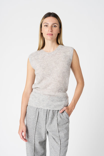 Women's Sleeveless Knit Top – Perla, view 1