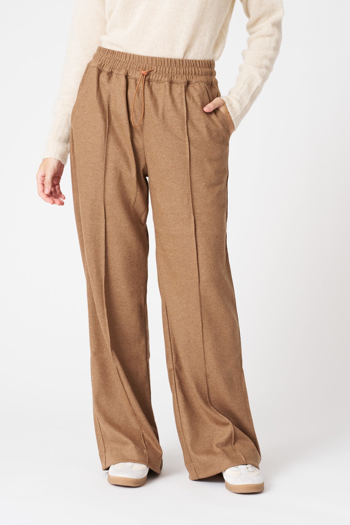 Women's Knit Pants with Drawstring – Teddy, view 3