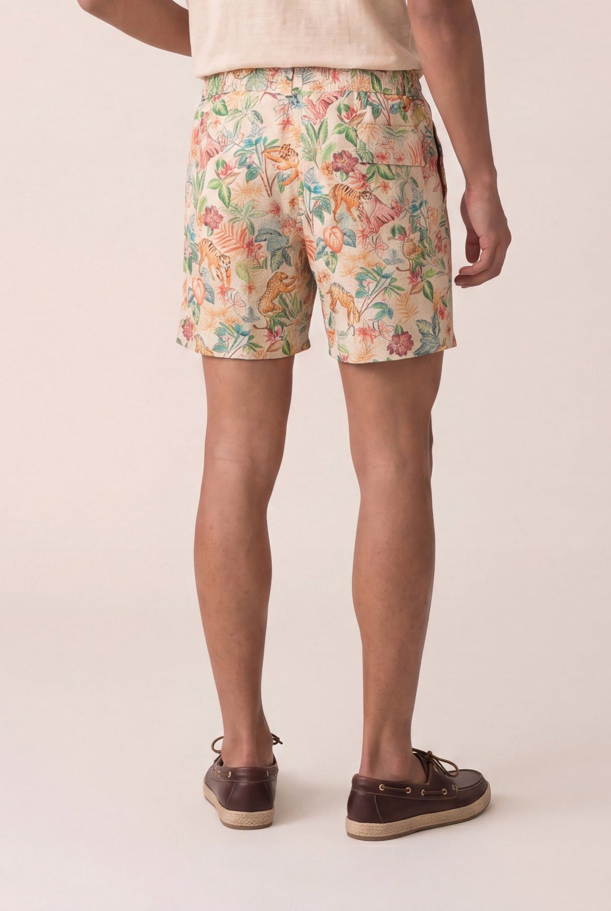Men's Printed Swim Shorts – Jungle Multi, view 3