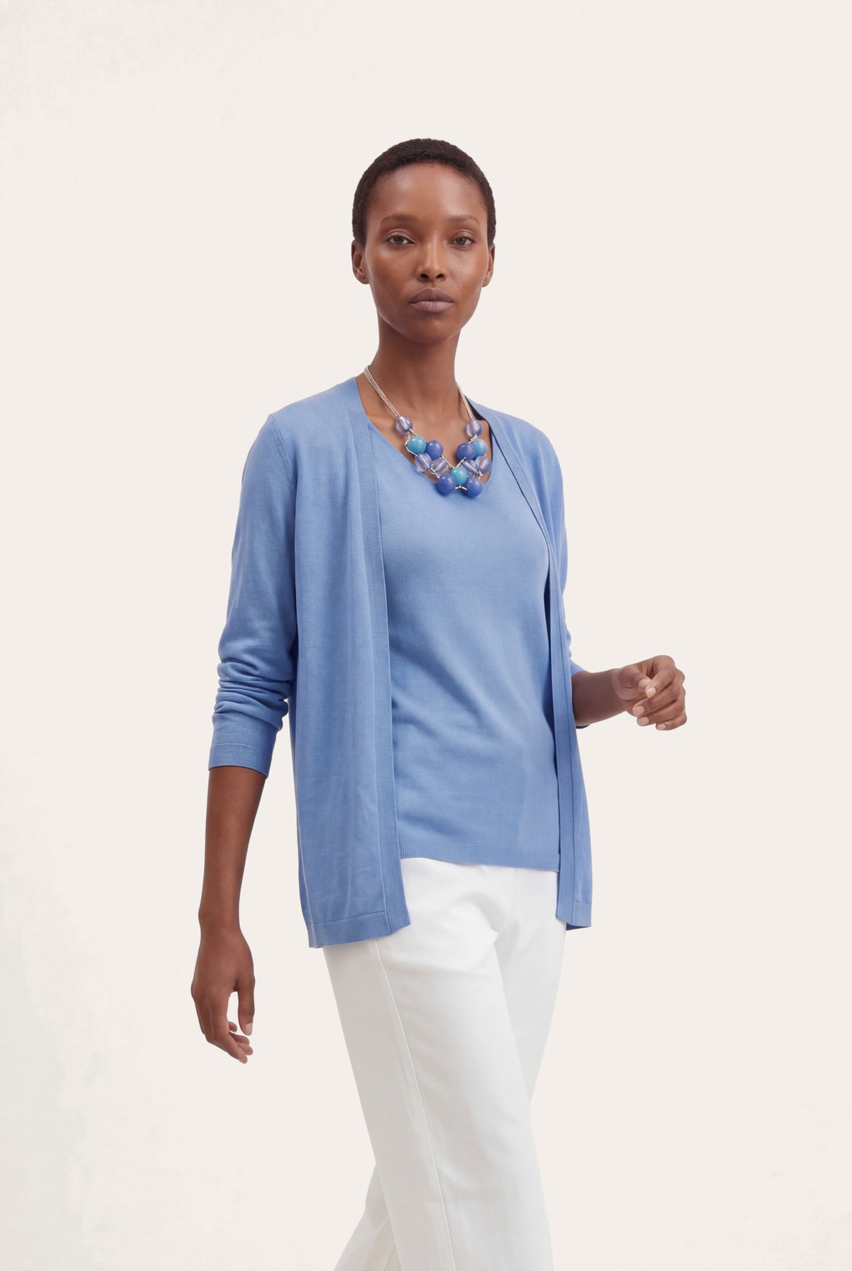 Women's Lightweight Open-Front Knit Cardigan – Pacific Fade, view 1