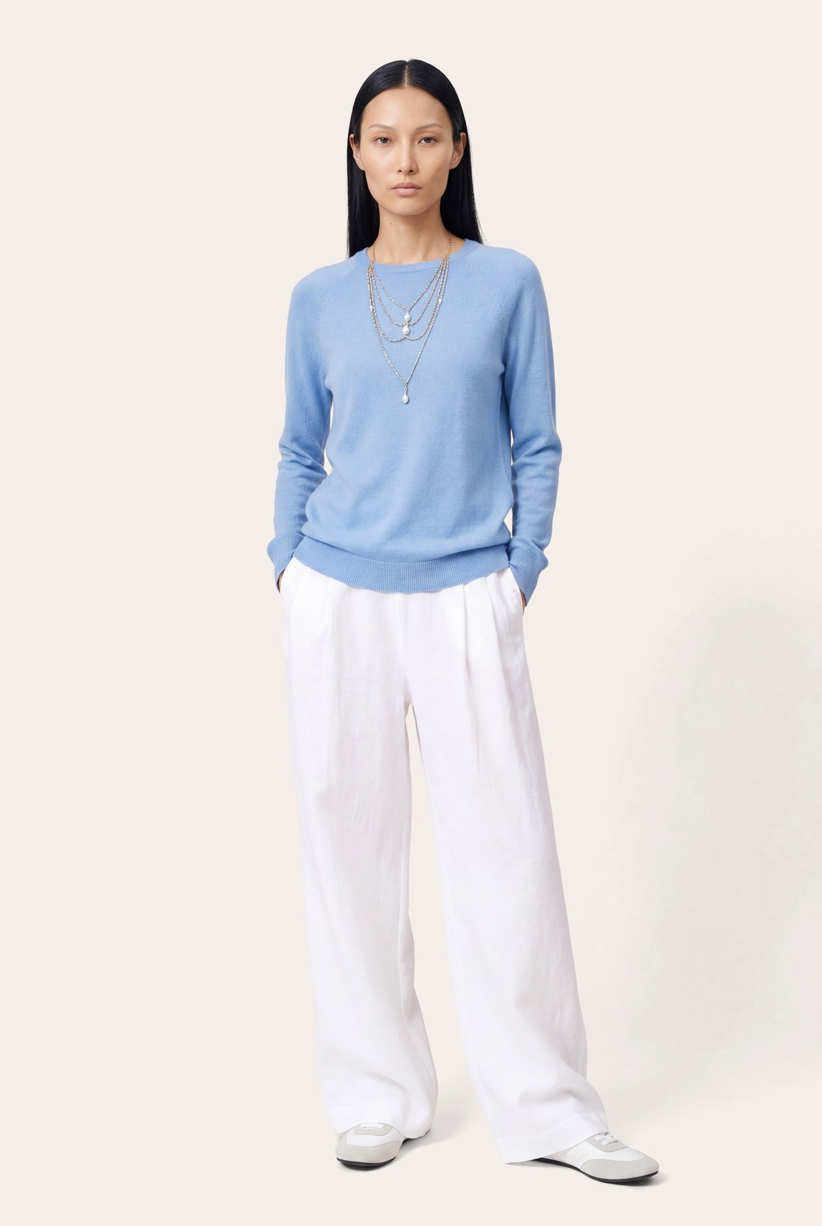 Women's Knit Crewneck Sweater – Savana Fade, view 6