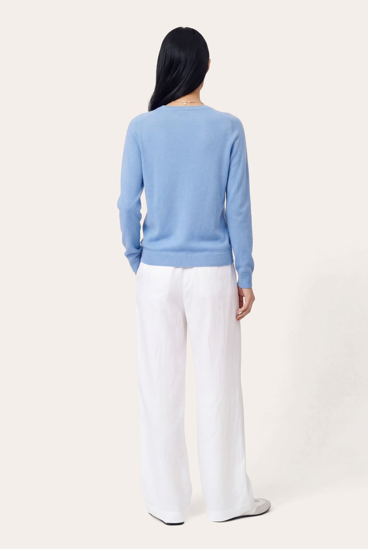 Women's Knit Crewneck Sweater – Savana Fade, view 5