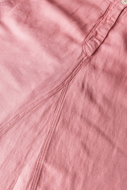 Women's Linen-Lyocell Soft Tailored Midi Skirt – Blush, view 5