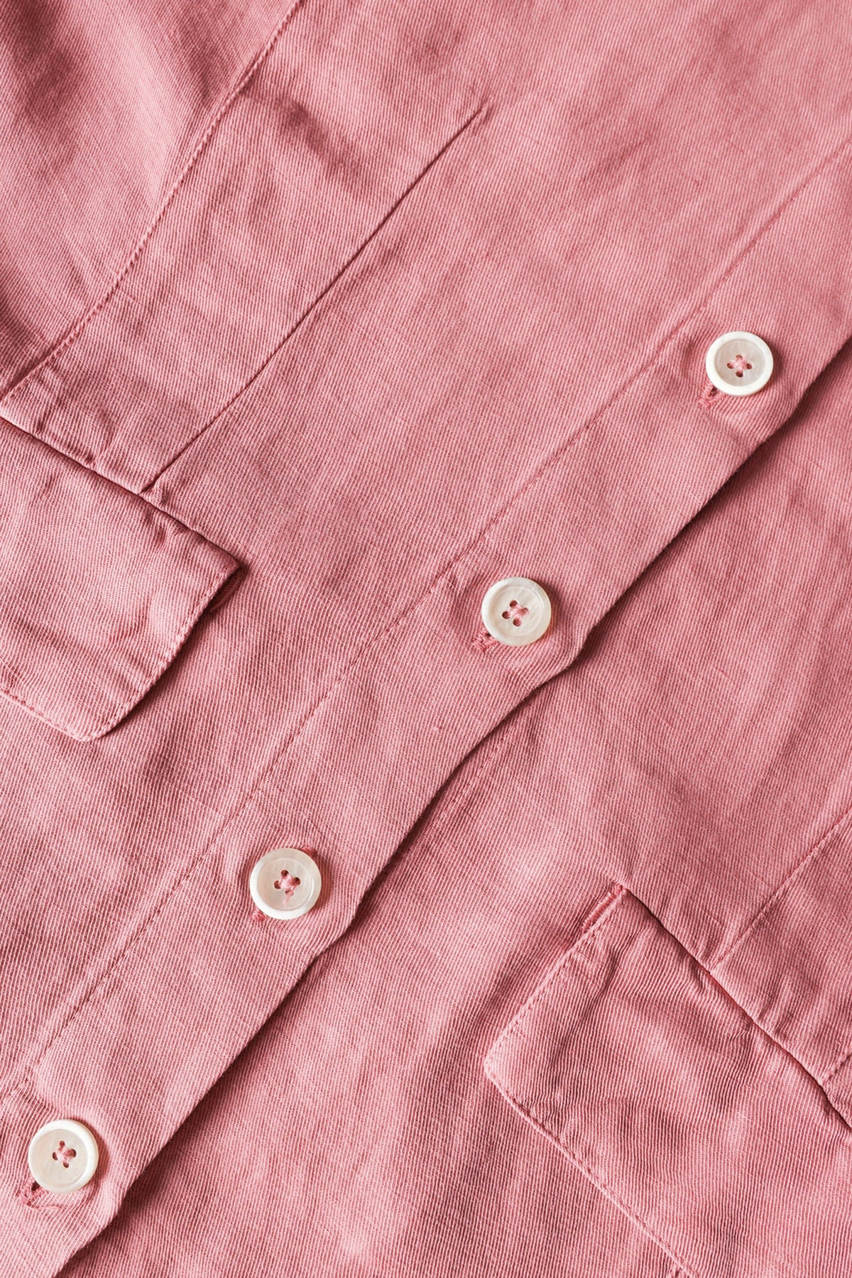 Women's Tailored Linen-Lyocell Jacket – Blush, view 5