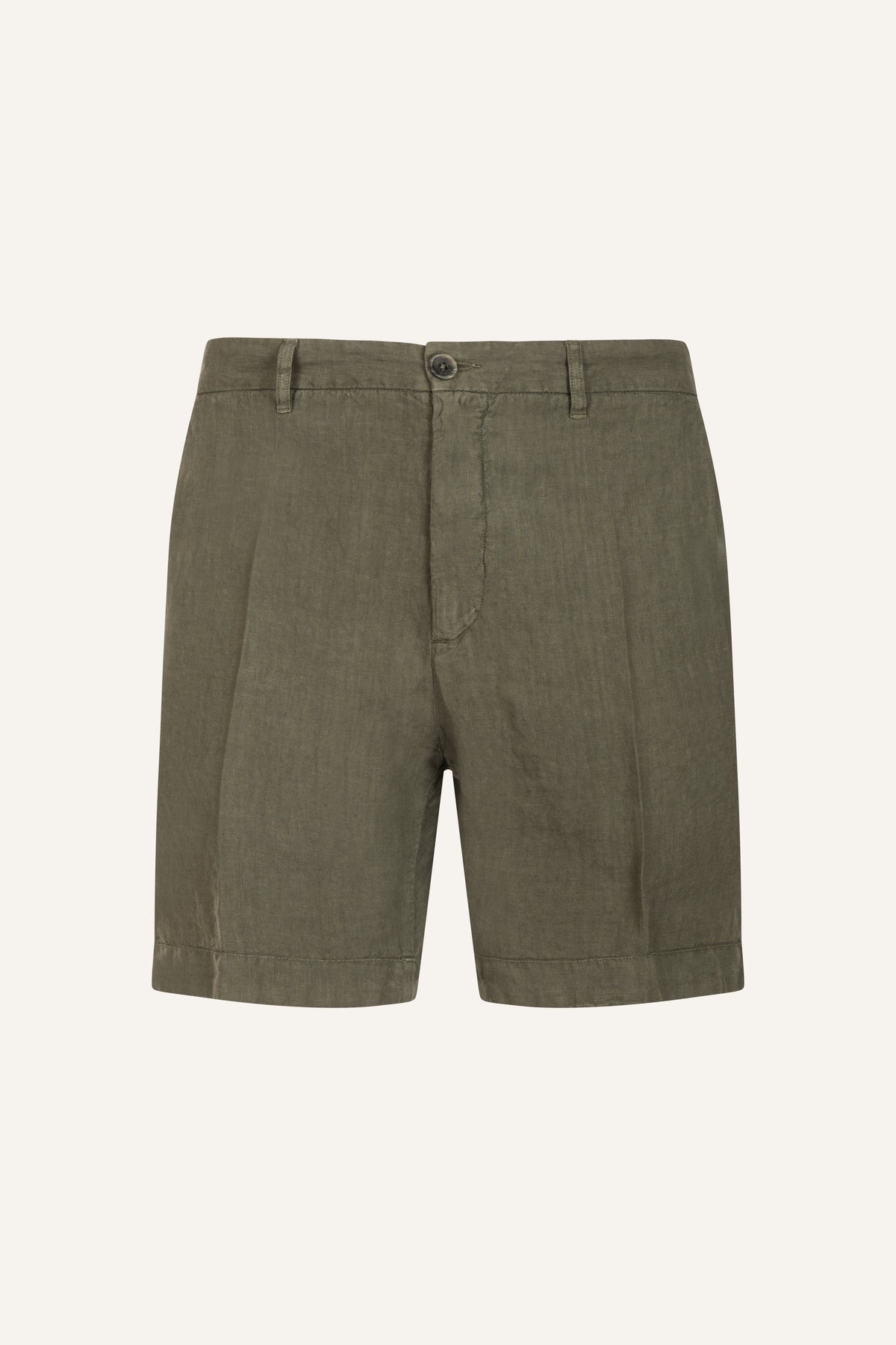 Men's Linen Chino Shorts – Khaki, view 4