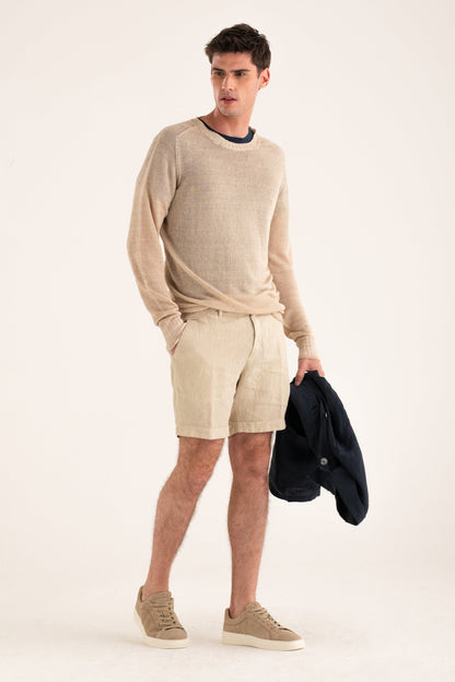 Men's Linen Chino Shorts – Corda, view 3
