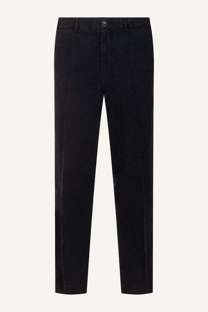 Men's Linen Tailored Chino Pants – Marine, view 4