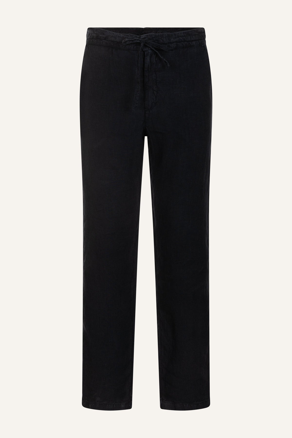Men's Linen Relaxed Drawstring Pants – Marine, view 5