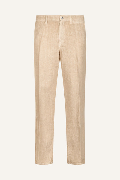 Men's Linen Pants with Back Patch Pockets – Safari Soft Fade, view 4