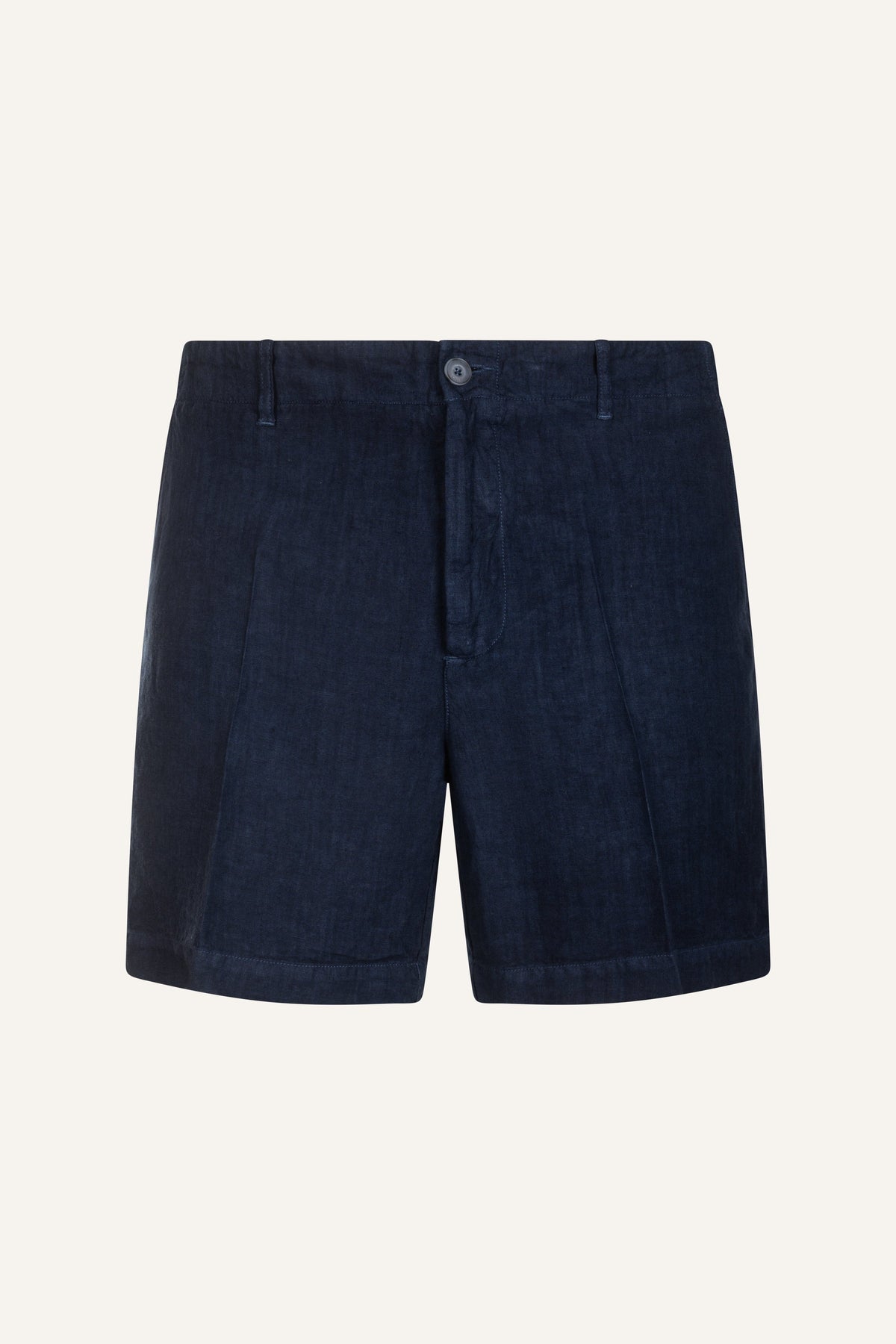 Men's Linen Tailored Shorts – Navy Fade, view 5