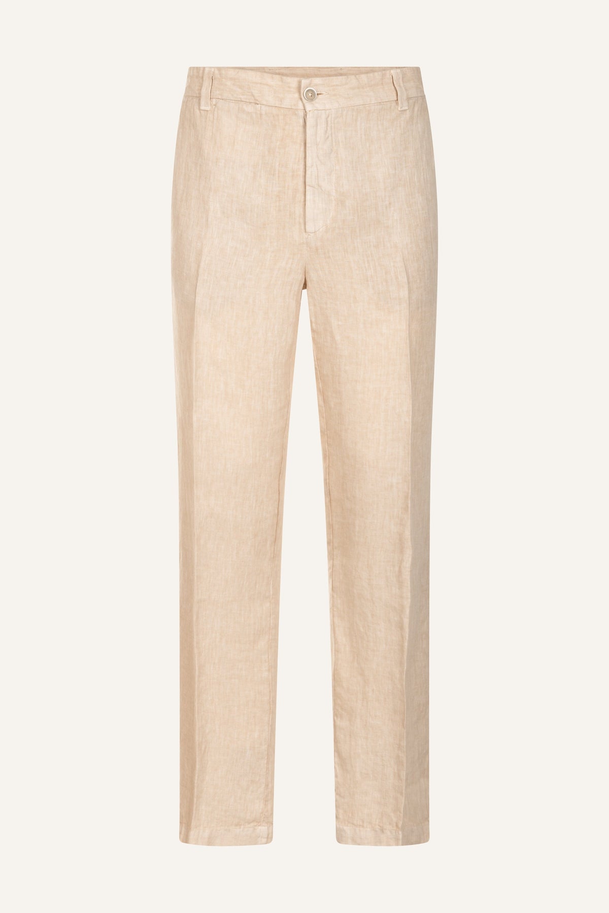 Men's Linen Chino Tailored Pants with Pleats – Safari Soft Fade, view 5