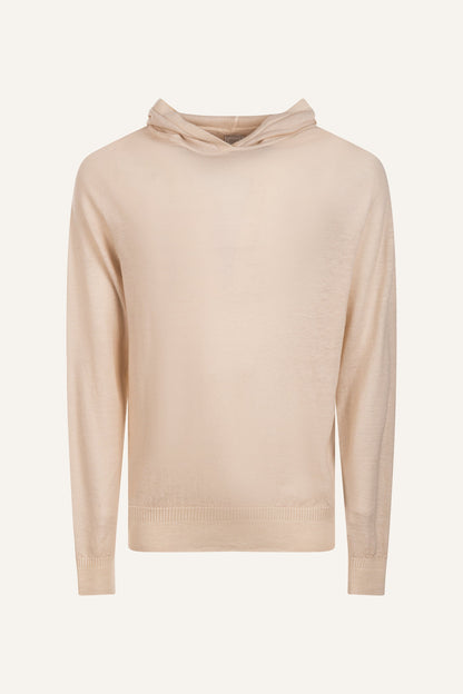 Men's Hooded Knit Sweater – Safari Fade, view 5