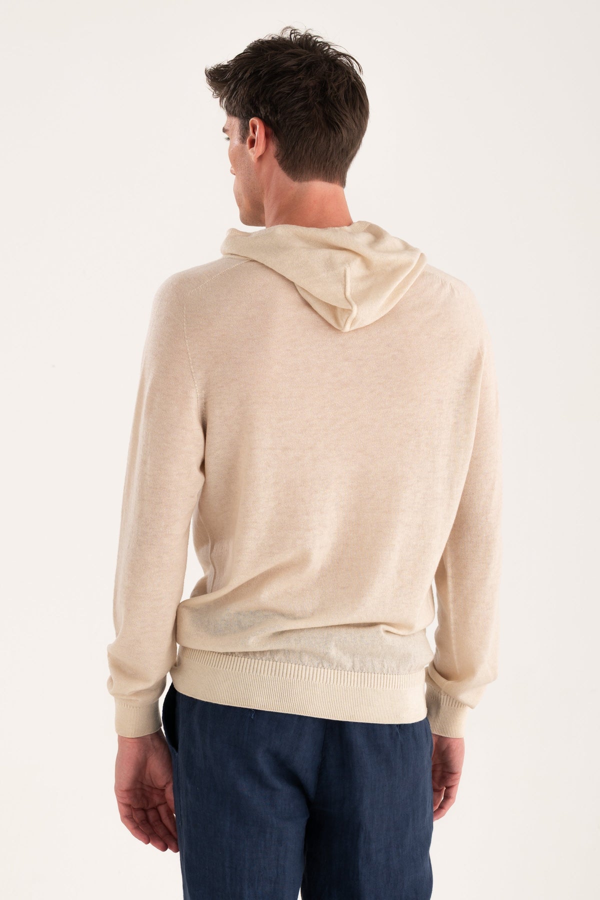 Men's Hooded Knit Sweater – Safari Fade, view 2