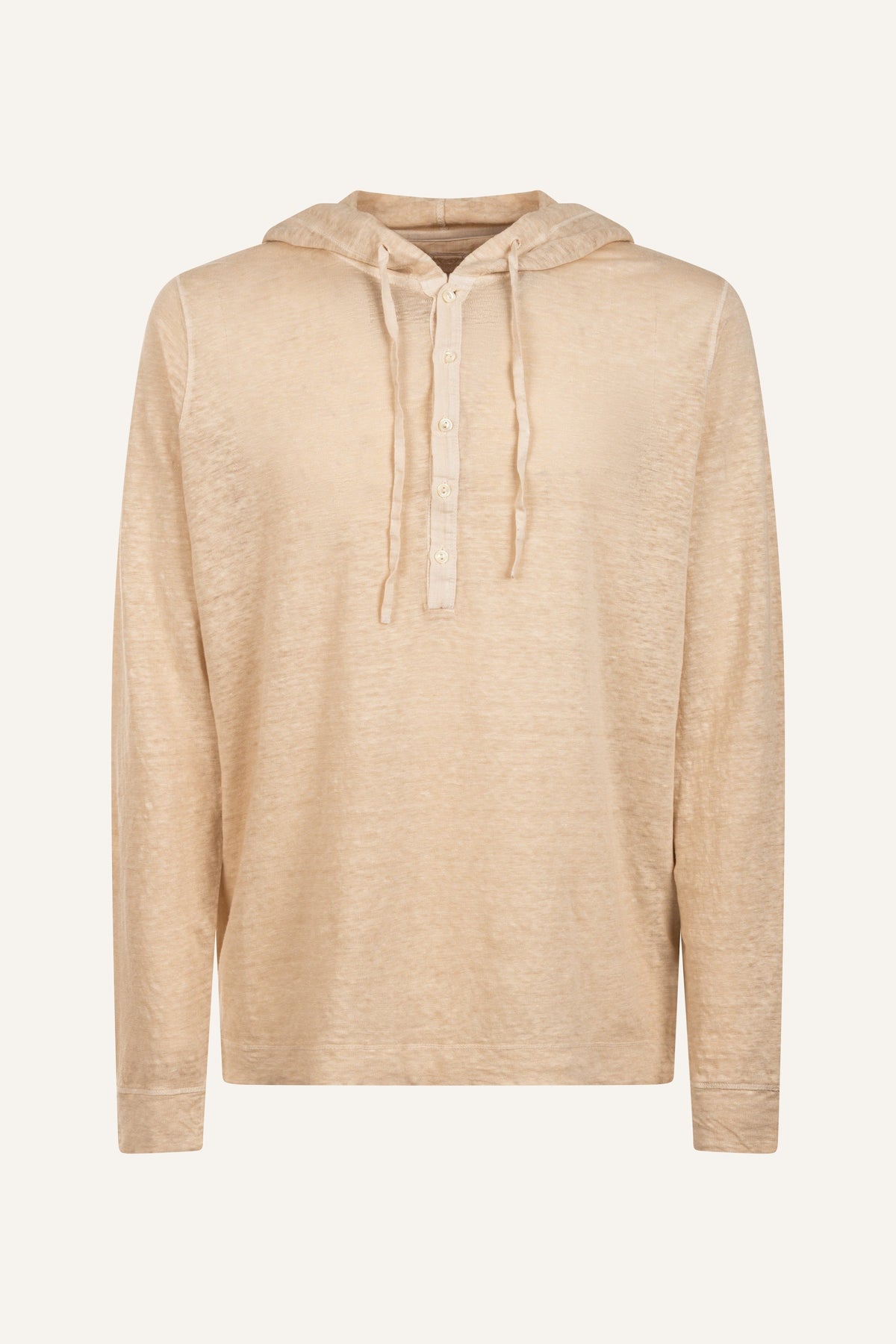 Men's Linen Hooded T-Shirt – Safari Soft Fade, view 4