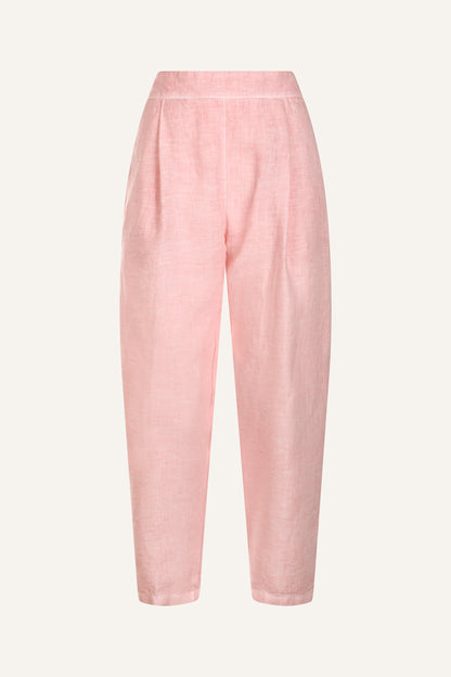 Women's Linen Pleated Pants – Ballerina, view 3