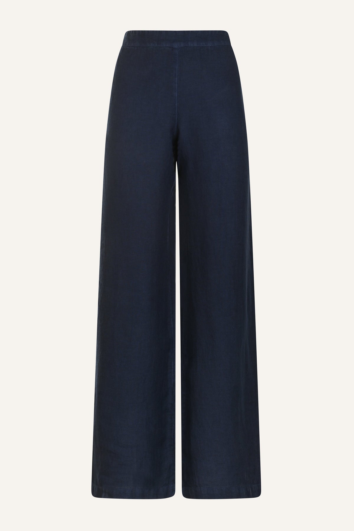 Women's Wide-Leg Linen Pants – Navy Fade, view 4