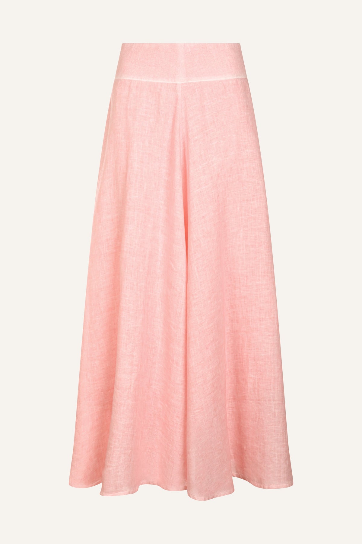 Women's Linen Flared Maxi Skirt – Ballerina, view 6