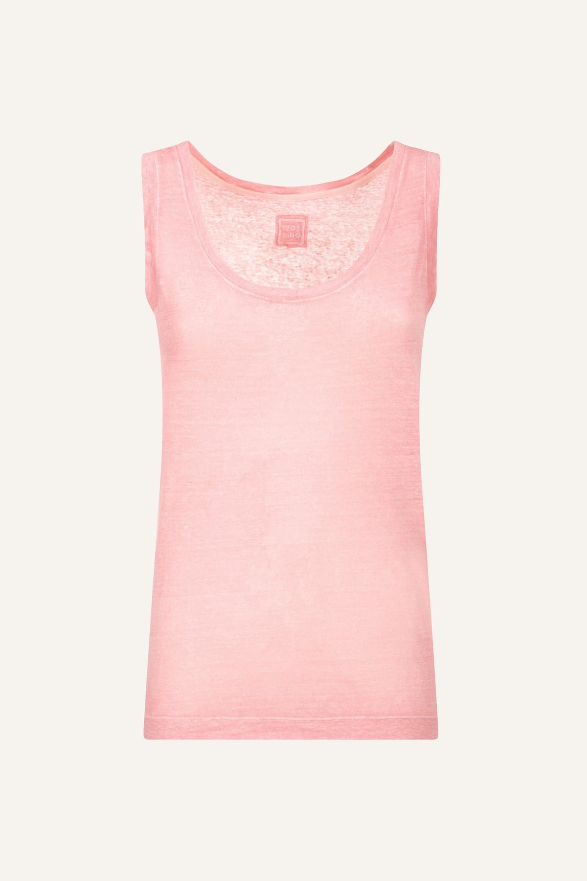Women's Scoop-Neck Linen Tank Top – Ballerina, view 6