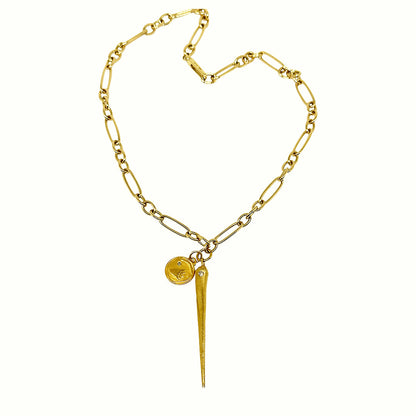 Sea Urchin Spike 14K Gold Charm