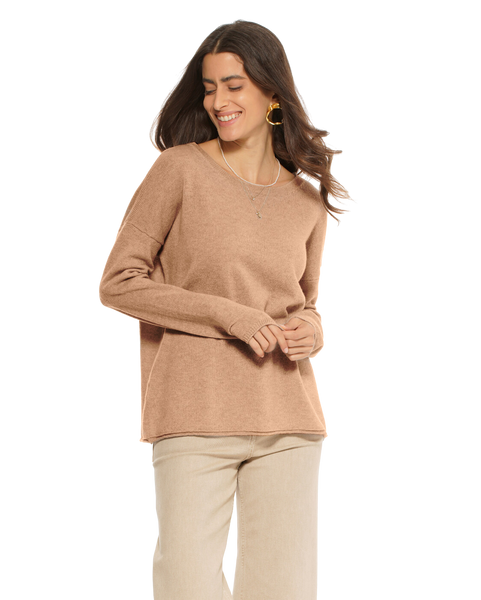 Women's Pure Cashmere Lounge Sweater – Monticelli Cashmere