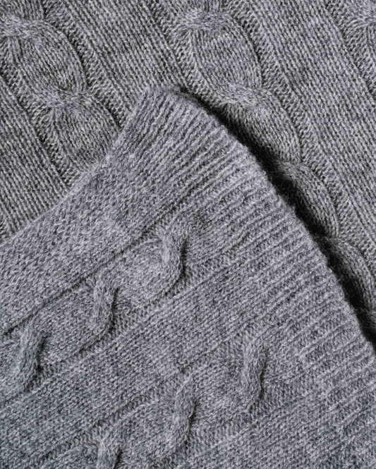 Women's Wool & Cashmere Funnel Neck Sweater