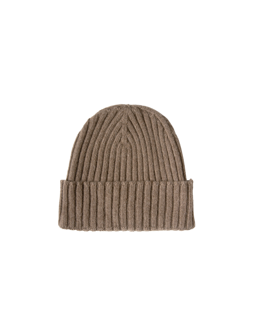 Monticelli Pure Cashmere Ribbed Hat Brown 5