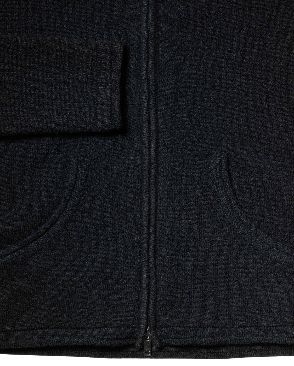 Monticelli Women's Pure Cashmere Hoodie Sweater Black Made In Italy 7