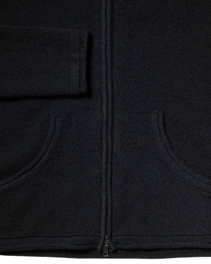 Monticelli Women's Pure Cashmere Hoodie Sweater Black Made In Italy 7