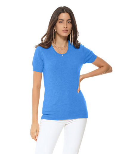 Women's Pure Cashmere T-Shirt Jeans