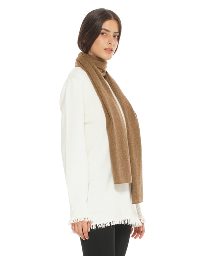 Women's Essential Pure Cashmere Maxi Wide Scarf Camel